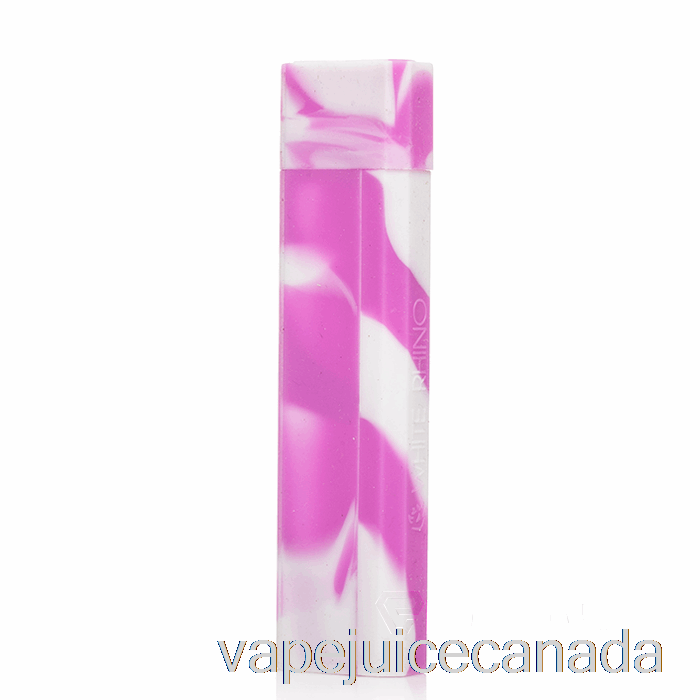 Vape Juice White Rhino Silicone Dab Out [Quartz] Purple White (UV Glow)
